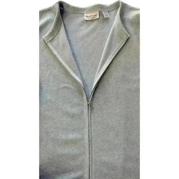 Westbound II Women's Soft Plush Jacket, Full Zip, Light Blue, Size 2X - Picture 6 of 6